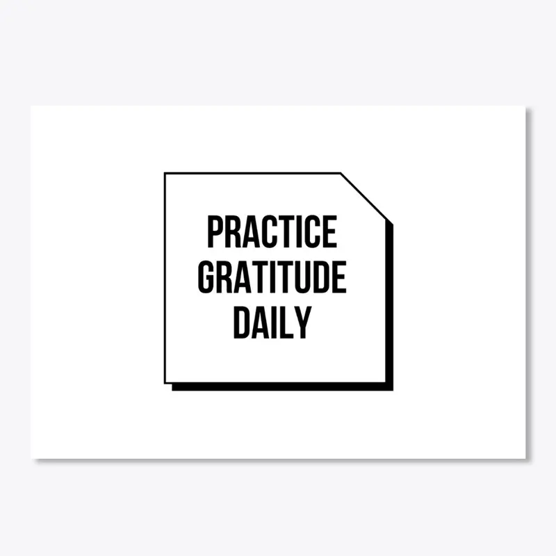 Sticker - Practice gratitude daily 