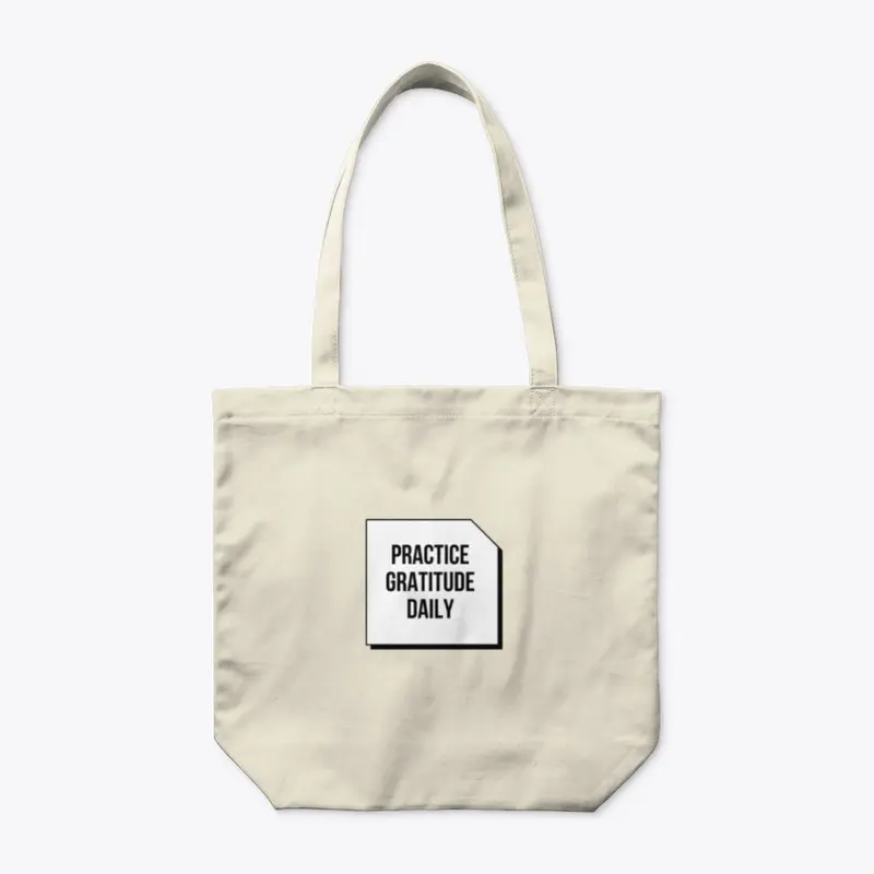 Tote bag - Practice gratitude daily 