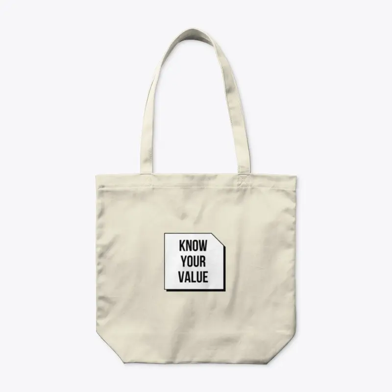 Tote bag - Know your value 