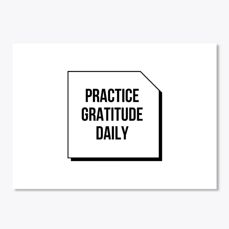 Sticker - Practice gratitude daily 